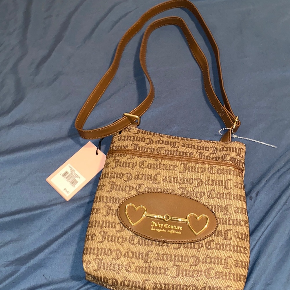 Juicy Couture brown Shoulder/ Crossbody purse